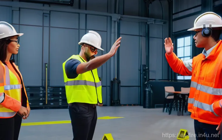 화재안전관리 직무에서의 목표 달성 전략 - **Prompt 1: Futuristic Fire Safety Control Center**
"A clean, modern, and high-tech control room... 화재안전관리 직무에서의 목표 달성 전략 - **Prompt 1: Futuristic Fire Safety Control Center**
"A clean, modern, and high-tech control room...