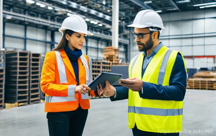 화재안전관리 기술자 자격증 취득 후 진로 옵션 - **Prompt for Risk Consulting:**
    "A diverse team of professional fire safety risk consultants, in...