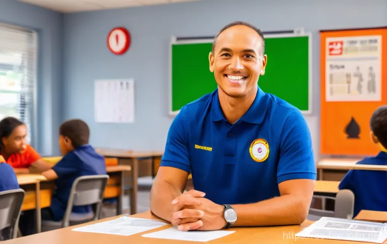 화재안전관리기술자 직무 면접 질문 모음 - **Futuristic Fire Safety Control Room:** A focused, professional female fire safety engineer in her ...