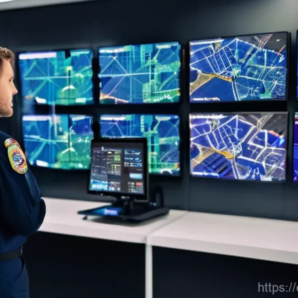 화재안전관리 기술자의 직무에서의 도전과 기회 - **"A fire safety engineer, a male in his late 30s, stands confidently in a state-of-the-art command ...