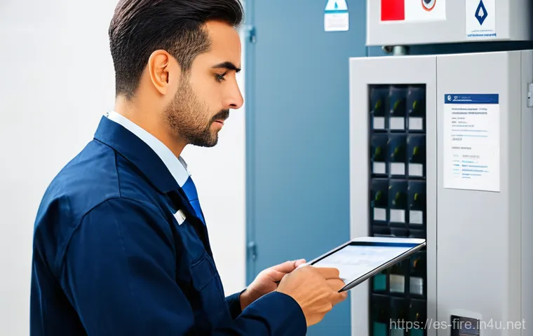 화재안전관리 자격증의 법적 효력 - **Prompt:** A confident Spanish small business owner, a man or woman in their late 30s to early 50s,...