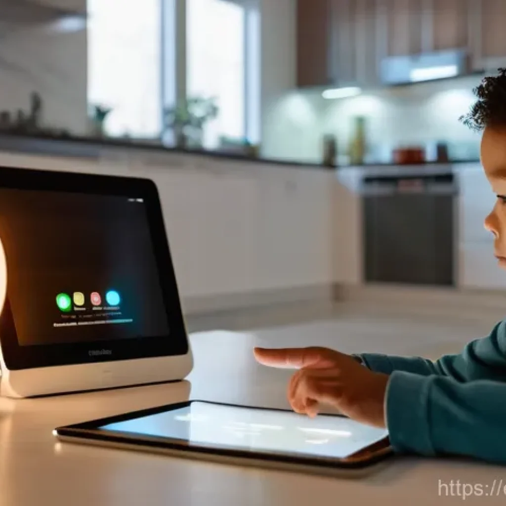 화재안전관리 실무와 관련된 최신 기술 트렌드 - **Prompt:** A cozy, modern living room at dusk, with soft ambient lighting. A diverse family – a mot...