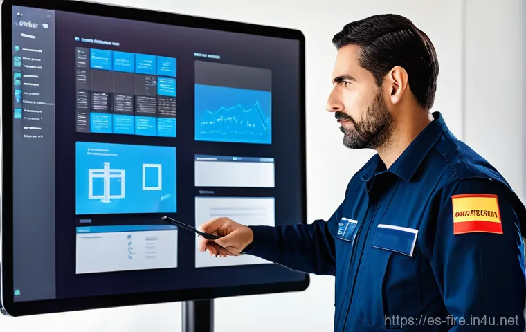 화재안전관리 기술자 시험 최신 트렌드 - **Prompt 1: Dedicated Professional Adapting to New Regulations**
"A male or female Spanish fire ...