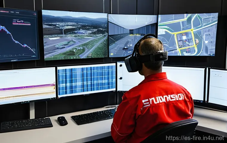 화재안전관리 기술자 시험 최신 트렌드 - **Prompt 1: Dedicated Professional Adapting to New Regulations**
    "A male or female Spanish fire ...