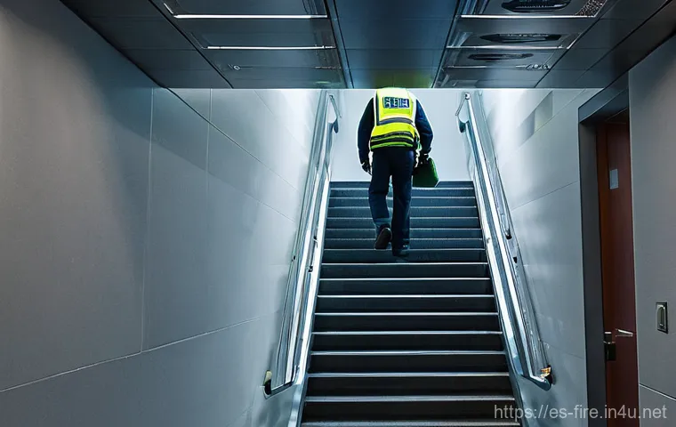 화재안전관리 실무에서의 문제 해결 전략 - **"A group of adults participating in an immersive virtual reality (VR) fire safety training session...
